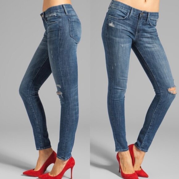 Wildfox Marianne Mid Rise Skinny Euphoria Size 25 - Picture 6 of 6